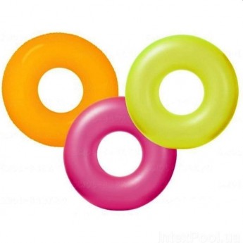 Круг для плавания INTEX «НЕОН» 59262, d=91см, от 9 лет микс Круг для плавания INTEX «НЕОН» 59262, d=91см, от 9 лет микс